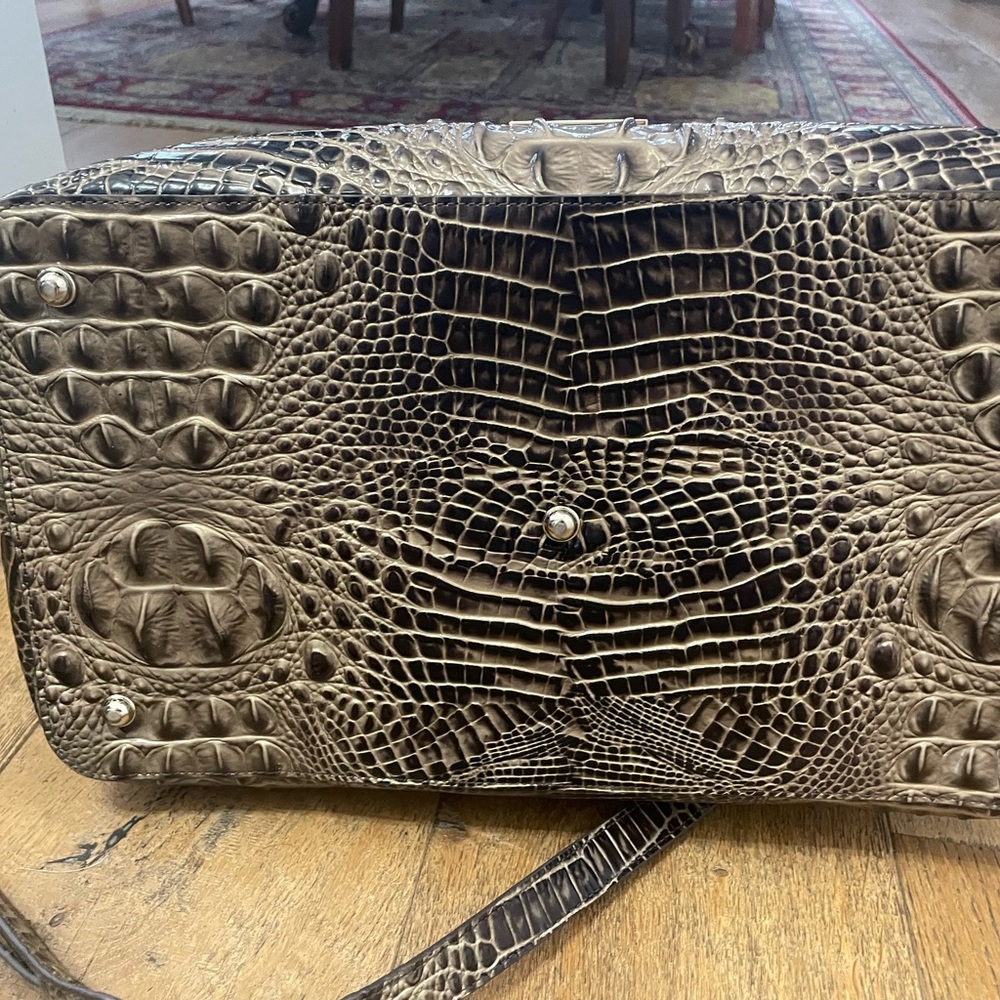 Brahmin  Duxbury Weekender Brindle Travel Bag with Structured Interior - Picture 2 of 4